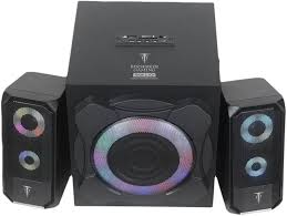 Haut Parleur Gaming Black Lighting 55W - Immersion Sonore Inégalée