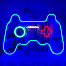 Gamepad XJNOLGXIQU avec Enseignes Lumineuses - Lampe Néon Gaming