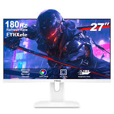 Moniteur Gaming FYHXele 1920X1080 - Performance et Style en Blanc