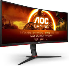 Moniteur Gaming AOC CU34G2XP 180Hz - Performance et Style