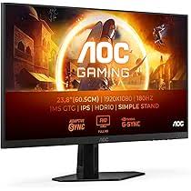 Moniteur AOC Gaming 24 Pouces – Performances Optimales