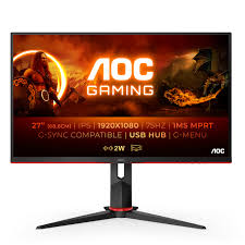 AOC 27G2U5 BK - Écran Gaming 27" de Performance Élevée
