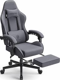 Chaise Gaming Ergonomique Dowinx avec Repose Pieds Rétractable