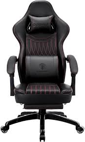 Fauteuil Repose Pieds Lombaire Ergonomique Dowinx - La Chaise Gaming Large Idéale