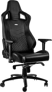 Fauteuil Gaming Cuir Véritable Noblechairs NBL RL BLA 001