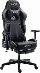 Chaise Gaming Ergonomique AutoFull avec Repose Pieds - Confort Ultime
