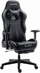 Chaise Gaming Ergonomique AutoFull avec Repose Pieds - Confort Ultime