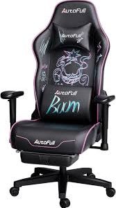 Chaise Gaming AutoFull Graffiti Ergonomique avec Repose Pieds