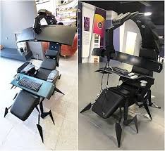 Chaise Ergonomique YGWXYYZJ pour Setup Gaming Multi Écrans