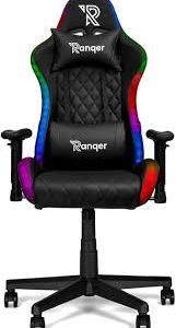 Chaise Gaming Personnalisée Ranqer avec Éclairage et Accoudoirs Réglables