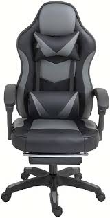 IZTOSS Chaise Ergonomique Gaming Ajustable avec Repose Pieds Télescopique