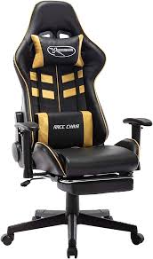 Chaise Gaming Dorée Buzaza - Confort et Style pour vos Sessions de Jeu