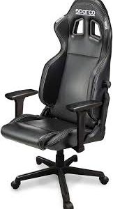 Chaise Fauteuil Gaming Sparco en Simili Cuir avec Accoudoirs