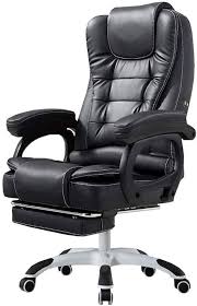 Chaise Allonger Gaming Pivotant Exécutif avec Repose Jambes Inclinable