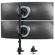 Support Moniteurs Vertical pour Double Écran Gaming