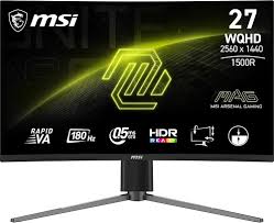 Écran Gaming MSI MAG 27CQ6PF - Immersion Totale à 180Hz