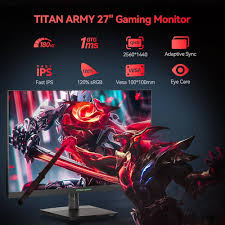 Écran Gaming IPS 180Hz TITAN ARMY P27GR - Performance et Fluidité