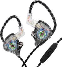 Keephifi Écouteurs Intra Auriculaires Dynamiques pour Guitaristes - IEM Gaming