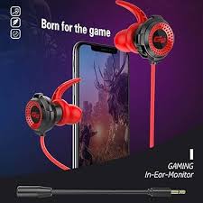 Écouteurs Intra Auriculaires Filaire Gaming avec Microphone