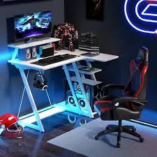 Support Électrique de Bureau Gaming COSTWAY 80 cm