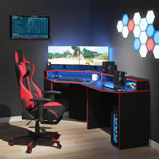 Bureau Gaming Vicco Kron 90cm - Performance et Style