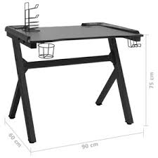 Bureau Gaming VidaXL 90x60 - Performance et Confort
