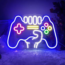 Enseigne Lumineuse Gradation JIURUIFFC - Décoration Neon LED Gaming