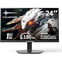 Minifire Écran PC Gaming 24 Pouces 165Hz - Ultra Mince et Réglable