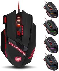 Souris Gaming Filaire Zelotes Performance Programmables Ergonomique