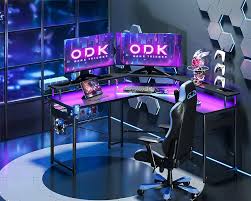 ODK Électriques Dordinateur Plateau Moniteur - Bureau Angle Gaming