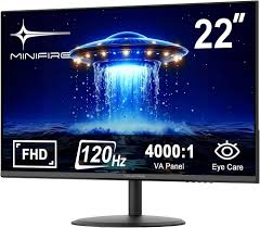 Minifire Gaming Lumière Adaptive Sync MF22F2 - Écran Gaming 120Hz