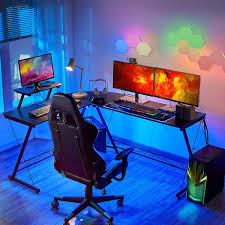 Support Informatique Réglable Yaheetech pour Bureau Gaming