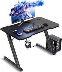 Bureau Gaming Ergonomique Triumphkey en Carbone - Confort et Style