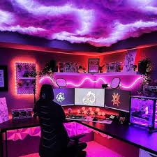 Thundercloud Créatives Bricolage Télécommande Plafonnier pour une Chambre Gaming Éblouissante