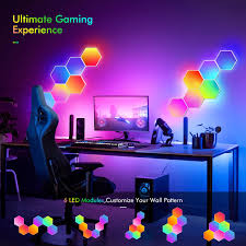 Kinberry Hexagon LED Light Intelligent - Éclairez Votre Univers Gaming