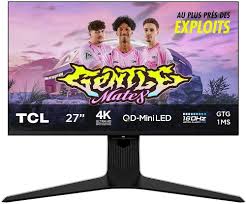 TCL 27R83U Mini Moniteur Zones - L'écran idéal pour gamers