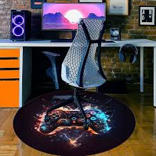 Protecteur Antidérapant pour Fauteuil ESBANT - Idéal pour Tapis de Bureau Gaming