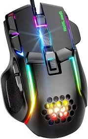 Souris Gaming WolfLawS avec Rétro Éclairage Programmable et Précision Ergonomique