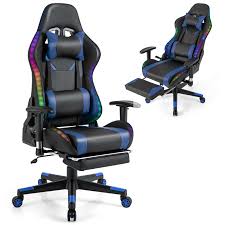 Chaise Gaming RGB Ergonomique COSTWAY pour un Confort Optimal