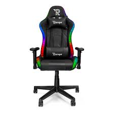Chaise Gaming RGB Ergonomique avec Accoudoirs Réglables