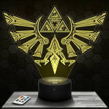 Lampe de Chevet Gaming Triforce - L'éclat de la Décoration Geek