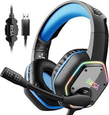 EKSA Casque Surround Antibruit Lumière - Immersion Totale pour les Gamers