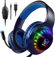 Casque Audio Gaming Pacrate Noir Jaune - Performance et Confort