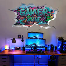 Autocollants Décoration pour une Chambre de Gamer Épique