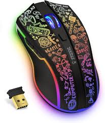 Souris Gaming Sans Fil avec Touches Programmables et Autonomie Longue Durée