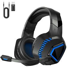 Casque Bluetooth Gaming avec Microphone Réduction Surround