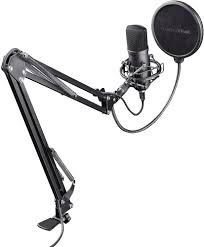 Microphone Professionnel Trust Gaming Studio : Élevez Votre Expérience de Streaming