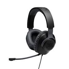 Casque JBL Gaming Quantum 100 Sur Oreille Filaire Noir - Performance et Confort