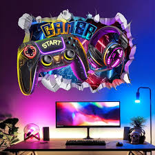 Stickers Autocollants Décoration Gaming pour Adolescents - Decalmile