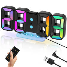 Horloge Numérique Gaming Zaxiva - Décoration Lumineuse
